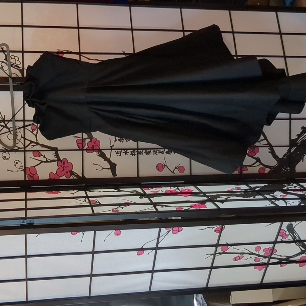 C/med collective black cotton dress